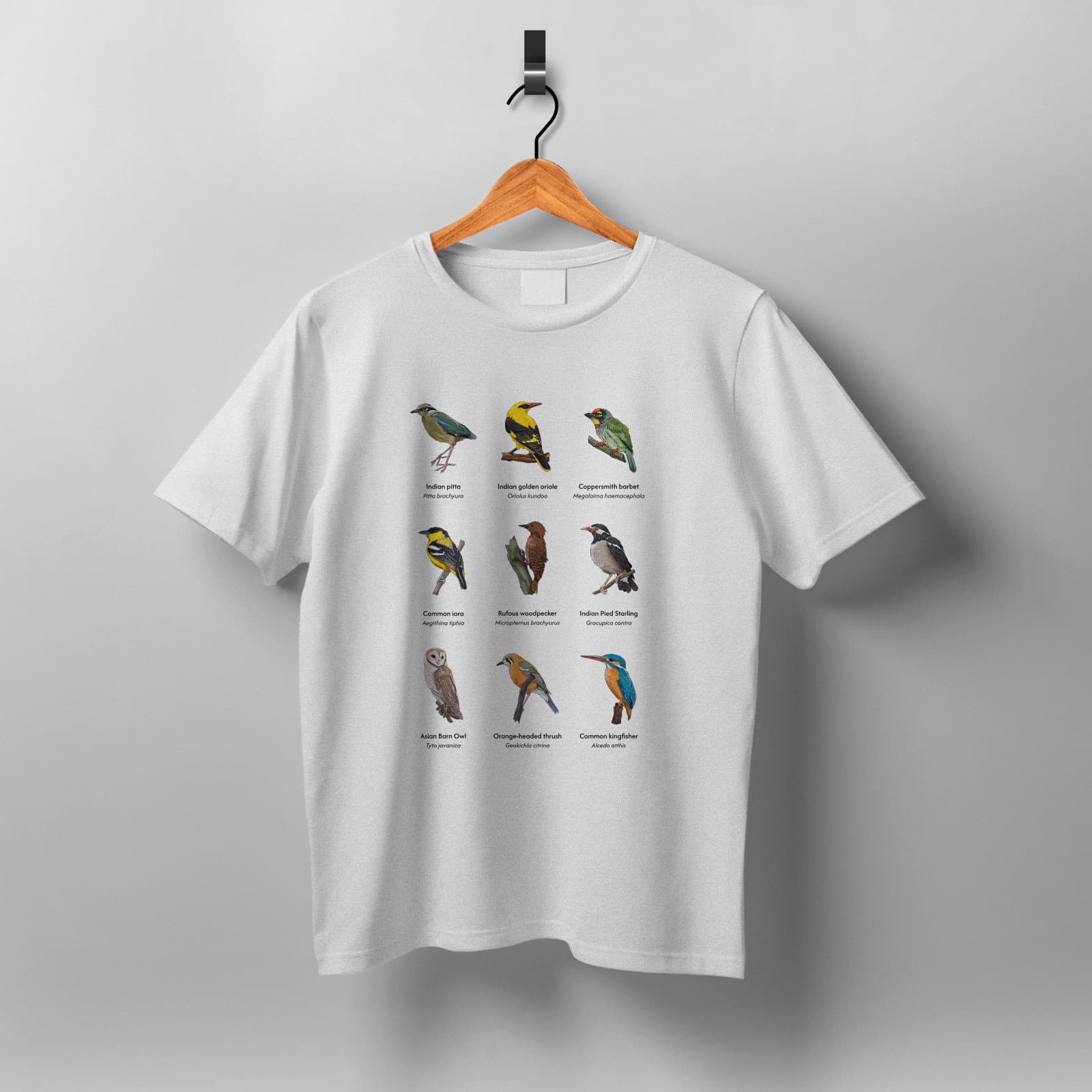 Birds illustrated tshirt